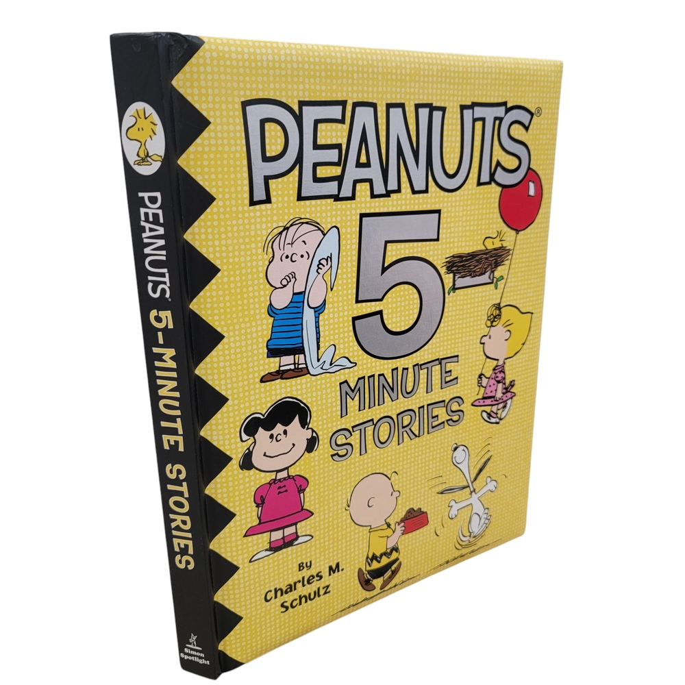 Peanuts 5-Minute Stories by Charles M. Schulz Hardcover Charlie Brown Sn…